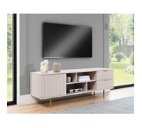 Monica - meuble TV - beige - 4 niches et 2 portes - 150 cm - Beige