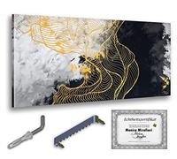 Monica Mirafiori I 100x50 cm I Tableau Peint à la Main I Modèles Tableau I Peintre Moderne I Tableaux Peintures I Toile sur Cadre en Bois