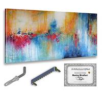 Monica Mirafiori I 100x50 cm I Tableau Peint à la Main I Modèles Tableau I Peintre Moderne I Tableaux Peintures I Toile sur Cadre en Bois