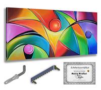 Monica Mirafiori I 100x50 cm I Tableau Peint à la Main I Modèles Tableau I Peintre Moderne I Tableaux Peintures I Toile sur Cadre en Bois