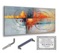 Monica Mirafiori I 120x60 cm I Tableau Peint à la Main I Modèles Tableau I Peintre Moderne I Tableaux Peintures I Toile sur Cadre en Bois