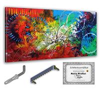 Monica Mirafiori I 140x70 cm I Tableau Peint à la Main I Modèles Tableau I Peintre Moderne I Tableaux Peintures I Toile sur Cadre en Bois