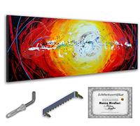 Monica Mirafiori I 160x60 cm I Tableau Peint à la Main I Modèles Tableau I Peintre Moderne I Tableaux Peintures I Toile sur Cadre en Bois