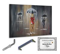 Monica Mirafiori I 90x60 cm I Tableau Peint à la Main I Modèles Tableau I Peintre Moderne I Tableaux Peintures I Toile sur Cadre en Bois