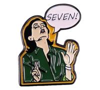 Monica Sept broches en émail : Friends TV Show Broche