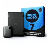 MoniMoto 7 - Tracker GPS Moto & Alarme Connectée, Installation Antivol Étanche sans Fil - Traceur GPS Voiture, Moto, Scooter, Poids Lourd, Camping Car