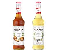 MONIN - Assortiment Citrouille Epicée et Vanille - Arômes Naturels - 2*70 cl