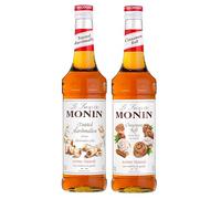 MONIN - Assortiment de Sirop de Marshmallow Grillé et de Roulé à la Cannelle pour boissons chaudes et milkshake gourmands - Arômes Naturels - 2x70cl