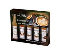 Monin Coffret cafe 5*5 cl - pour boissons chaudes