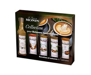 Monin Coffret cafe 5*5 cl - pour boissons chaudes