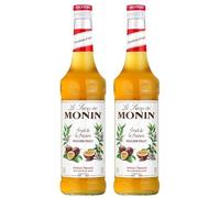 MONIN - lot de 2 bouteilles Sirop de Passion - Pour Cocktail, Thé Glacé, Limonade - Arômes Naturels - Bouteille en Verre - 2 * 70 cl