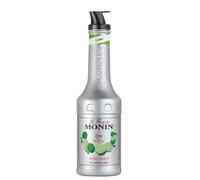 MONIN Mélange de purée de citron vert 1 litre pour cocktails, smoothies et mocktails. Convient aux végétaliens, sans allergènes, saveurs et colorants 100% naturels. Purée de citron vert et sirop de