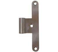 Monin - Paumelle ou charniere universelle pour fenetre bois-lame femelle reversible - Sens.Réversible - Cond..Unité - Finition.Inox brossé -