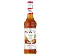 MONIN - Sirop de Citrouille Epicée pour boissons chaudes et gourmandes pour Halloween - Arômes naturels - 2x70 cl