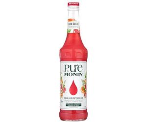 MONIN Sirop de pamplemousse rose 0,7 l | Concentré de pamplemousse rose zéro sucre pour cocktails, cocktails sans alcool et saveur rafraîchissante d'agrumes