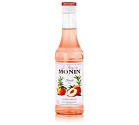 MONIN - Sirop de Pêche pour Vin, Bière, Limonade et Eau Plate - Arômes Naturels - 25cl