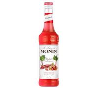 Monin Sirop de rhubarbe (1 x 0,7 l) - Sirop de rhubarbe pour cocktails, boissons rafraîchissantes et desserts - Pour boissons d'été et boissons mixtes créatives