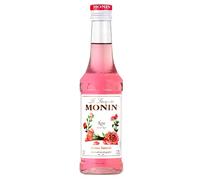 MONIN Sirop de Rose pour Vin, Cocktail, Limonade et Vins aromatisé - Arômes Naturels - 25cl