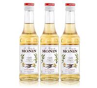 MONIN Sirop de Vanille par 3 pour Café, Cappuccino, Latte et Chocolat Chaud - Arômes Naturels - 25cl
