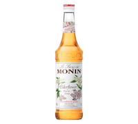 MONIN - Sirop Saveur Fleur de Sureau - Pour Cocktail, Thé Glacé, Limonade, Vin Aromatisé - Arômes Naturels - Bouteille en Verre - 70 cl