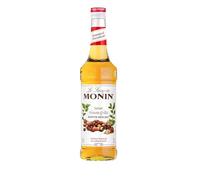 MONIN - Sirop Saveur Noisette Grillée - Pour Café, Chocolat Chaud, Capuccino ou Latte - Arômes Naturels - Bouteille en Verre - 70 cl