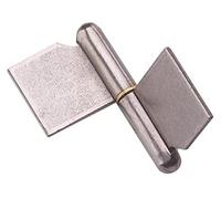 MONIN - TB INDUSTRIE PBA55013 Paumelle de Grille à souder MONIN-Forte Lame dans l'axe-Acier décapé-120x108 mm-6400-643050