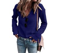 Monissy Femme Sweat Couleur Unie Col V Foncé Manche Longue Rayure Verticale Pull Cotton Elastique Slim Sexy Gilet Chic Nouvelle Automne Hiver 2019 Pas Cher