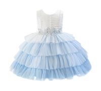 Monissy Reine des Neiges Cape à Capuche en Velours Peluche Blanche Dentelle Princesse Fille Cape Mignonne Enfant Vêtement Hivers Halloween Noël Carnaval Déguisement Soirée, Bleu, 110