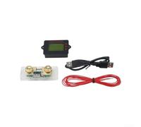 Moniteur 68x40mm Tension Courant% Moniteur 68x40mm Tension Courant(100A) | Écran STN large, 4 paramètres simultanés, lecture pour facile, surveillance précise, interface claire