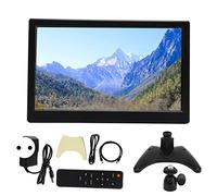 Moniteur à écran Couleur LCD, Interface Multimédia HD à Double Haut-parleurs, Moniteur PC 11,6 Pouces pour Famille pour Caméras de sécurité (Prise UE)