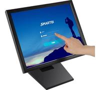 Moniteur à écran tactile, 17 pouces, résolution 1280 x 1024, consommation électrique de 30W, compatible avec le montage VESA, technologie tactile résistive à 4 fils