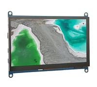Moniteur à écran Tactile 7 Pouces, Moniteur Portable à écran Tactile 1024x600 IPS, Double Haut-parleurs Intégrés, écran Tactile Capacitif de Type C 5 Points pour RasPi 4/3/2/1, (Module écran)