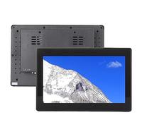 Moniteur à écran Tactile 8 Pouces, Mini Moniteur IPS 1280x720P avec HDMI/VGA/USB/AVI/R/L/BNC, écran Large 16:9 à écran Tactile Capacitif Mural, étanche IP65 (Prise UE)