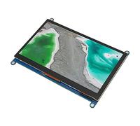 Moniteur à écran Tactile Portable, écran Externe à Double Haut-parleur IPS de 7 Pouces, Moniteur Portable Capacitif HD 5 Points pour RasPi 4 3 2 1 PC, pour Ordinateur Portable OS (Module écran)