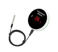 Moniteur À Température Avec Une Sonde Imperméable Détection De Température Rechargeable Pour Les Salles Laboratoire Du Réfrigérateur Sans Fil Capteur Congélateur