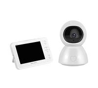 Moniteur Bébé 5 Pouces HD 1080P Avec Caméra Et Interphone Bidirectionnel Audio Berceuse Détection Automatique De Température De Vision Nocturne