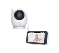 Moniteur bébé ABM100 Audio bidirectionnel wifi avec caméra Blanc