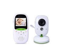 Moniteur Bébé Caméra De Garde D’enfant Vidéo Bidirectionnelle Ecran 2.0 Pouces Batterie De 20 Heures Blanc