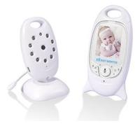 Moniteur Bébé Caméra De Surveillance Pour Enfants Audio Bidirectionnelle Sans Fil Ecran 2.0 Pouces Blanc G