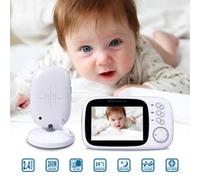 Moniteur bébé, babyphone caméra numérique sans fil, ecoutes bébé comme interphone bidirectionnel écran lcd 2.0 pouces, vb603