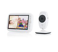 Moniteur Bébé Écran LCD 7 Pouces Voix Bidirectionnelle Vision Nocturne Détection De Température Berceuse