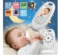 Moniteur bébé numérique Parents Favoris - 2.4GHz - écran LCD - Blanc - Batterie