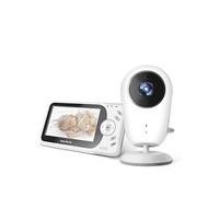 Moniteur bébé VB608 Caméra de sécurité Wi-Fi à vision nocturne audio bidirectionnelle Blanc