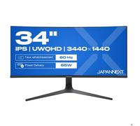 Moniteur bureautique - JAPANNEXT - JN-IPS340UWQHD60C-C65W-HS - 34"" incurvé - Dalle IPS - USB-C 65W