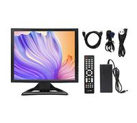 Moniteur Couleur 17 Pouces, Télécommande à écran LED HD Réglable Interface Multimédia HD 720P 1080P pour Les Jeux de Caméra de sécurité (Prise UE)