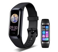 Moniteur d'activité 24h/24, 7j/7, fréquence cardiaque, oxygène dans le sang, pression artérielle, moniteur de température corporelle, suivi des calories du sommeil, avec écran tactile AMOLED de 2,8 cm