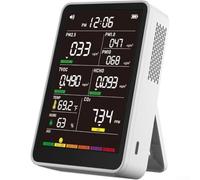 Moniteur d'air intérieur avec détection en temps réel de polluants multiples PM1 0 PM2 5 PM10 TVOC HCHO et capteur d'humidité de température pour usage domestique