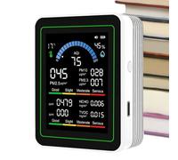 Moniteur d'air intérieur - Gauge de qualité portable, dispositif de détection numérique, outil de capteur rechargeable, compteur de mesure précis | Solution de bureau à domicile pour chambre de chambr