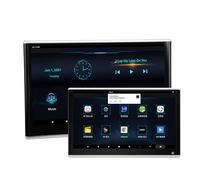 Moniteur D'appui-tête De Voiture, Écran Tactile IPS 13,3 Pouces, Compatible 4K/1080P, 3+32 Go, Installation Et Utilisation APK, avec Éclairage LED, Haut-Parleur Intégré,2pcs