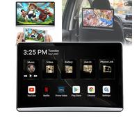 Moniteur D'appui-tête de Voiture, éCran Tactile Ips Hd 1080P, VidéO 8K, 3 Go + 32 Go - Android 11, Prise En Charge Wifi/Bluetooth/Usb/Sd/EntréE Hdmi/Sortie Hdmi/Fm/Mirror Link/Miracast,12.5in